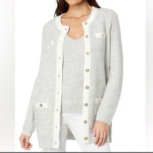 Lilly Pulitzer Davison Sweater Set- Heathered Seaside Grey NWT